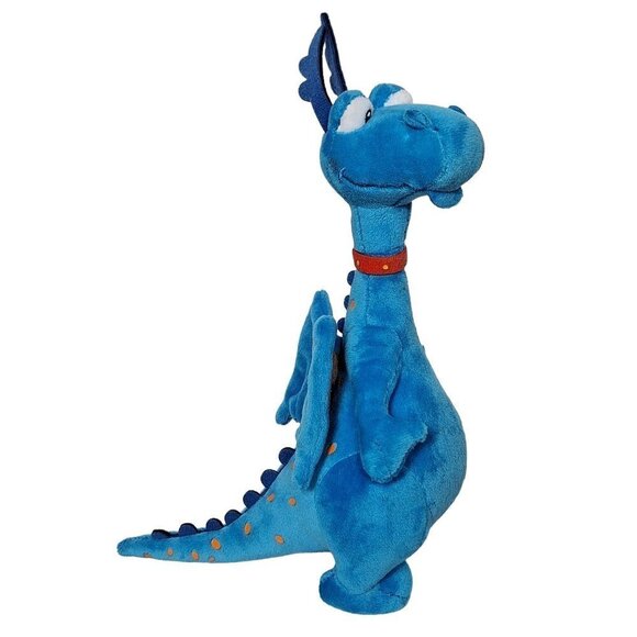 Disney Store Doc McStuffins Stuffy Blue Dragon Plush 10" - Picture 2 of 5
